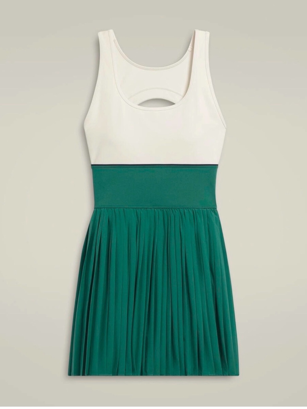 Wilson Sportif Tennis Dress small field green sandrft/cream - Picture 2 of 9